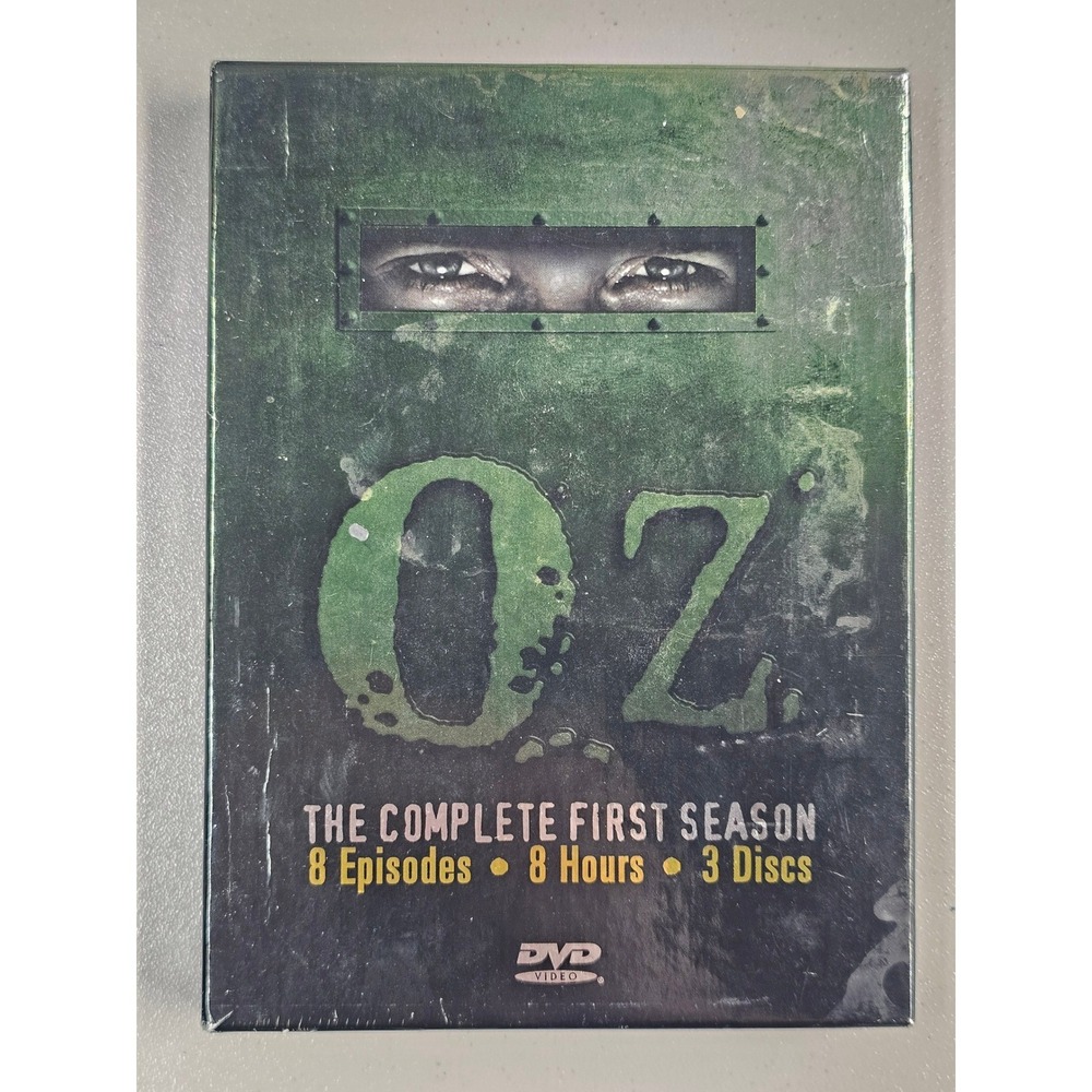 OZ The Complete First Season DVD HBO 3-Disc Set 8 Episodes Crime Drama Series